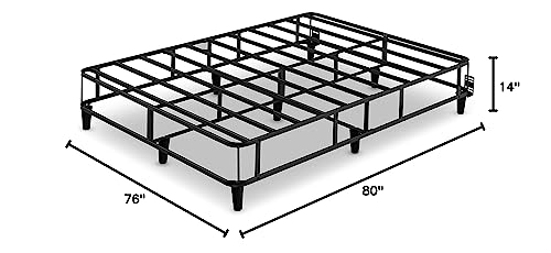 image for ZINUS Keenan Metal Mattress Foundation / Standing Box Spring / Headboa