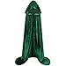 Green Cape with Hood Green Hooded Cloak for Women Cloak with Hood Velvet Cloaks Adult Halloween Capes for Women Costume