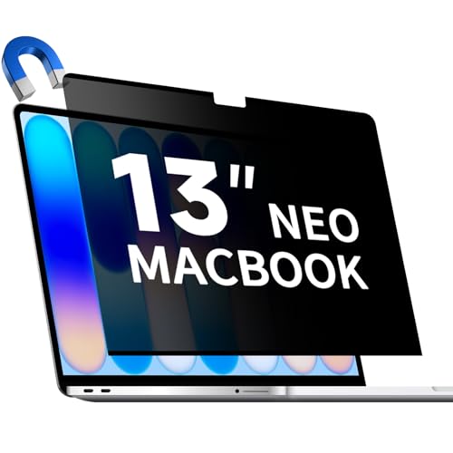 Image of Magnetic Privacy Screen for 2026 MacBook Neo 13-Inch, Removable Matte Laptop Privacy Screen Shield Anti Glare Blue Light Filter - Anti-Spy for Mac Neo A18 Pro Chip