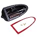 Possbay Universal Car Shark Fin Antenna AM/FM Signal Roof Aerial for Auto SUV Truck Offroad with Adhesive Base (Black)