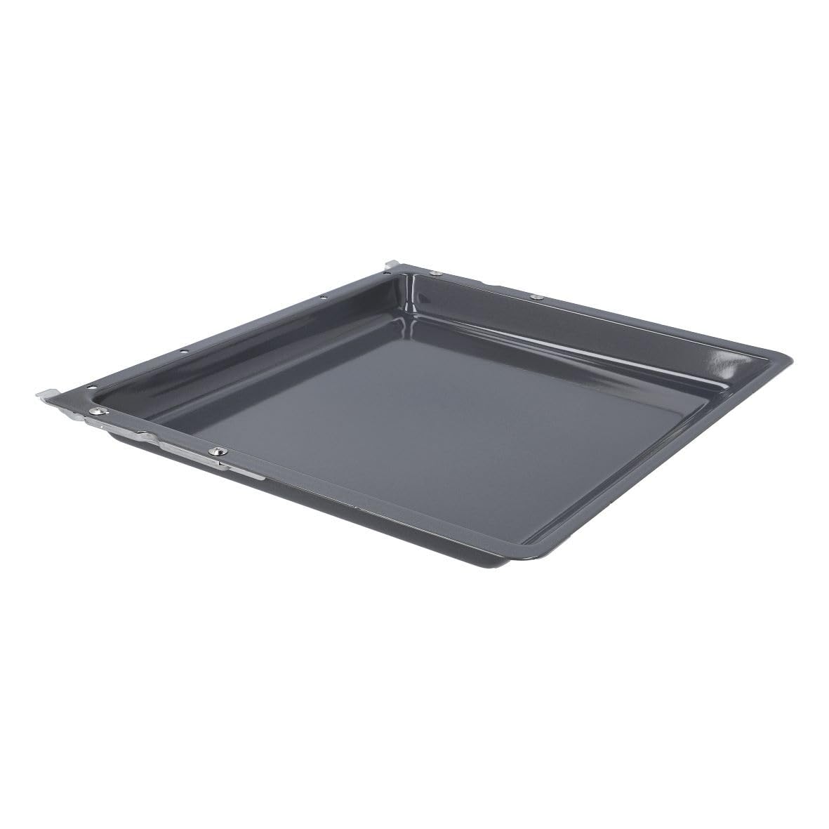 Kompatibel/Ersatz für BOSCH 00437876 Backblech Kuchenblech Fettpfanne Universalpfanne mit Träger 428x375x40mm emailliert Backofen Herd Siemens 437876 für HB HBN HE HEN HEV HEZ HK HL HS HSN HZ