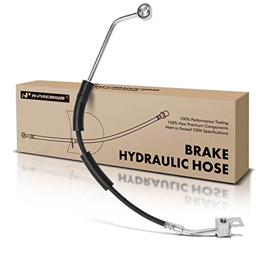 A-Premium Front Passenger Side Brake Hydraulic Hose Compatible with Select Jeep Models - Liberty 2002 2003 2004 2005 2006 2007 - Replace# 52128312AC by A-Premium - Used condition - US$19.54