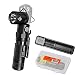 NITECORE MT21C 1000 Lumen 90 Degree Tiltable Head Multifunction LED Flashlight with 1x Rechargeable Battery, UM10 Battery Charger and Lumen Tactical Battery Organizer