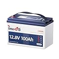 12V 100Ah TM Low-Temp Protection LiFePO4 Battery, Timeusb Group 31 Deep Cycle Battery, Lithium Iron Phosphate Battery for Trolling Motor, RV, Solar, Travel Trailer, Energy Storage- Off Grid