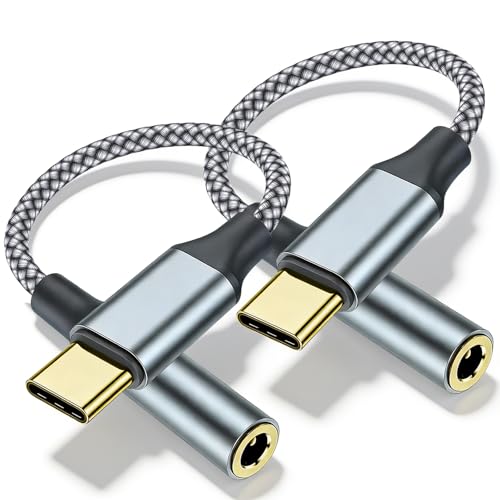 USB Type-C 3.5mm �C���z���ϊ��A�_�v�^�[ DAC���� Hi-Fi���� USB-C AUX�ϊ��P�[�u�� iPhone 16/15 Pro Max iPad Pro MacBook Galaxy S24 Pixel�Ή� ���ϋv �i�C�����҂� �i