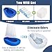 Bedpan Set with 80 Super Absorbent Pads and 80 Disposable Liners - These bedpans are Comfortable for Both Women and Men and are Made of Thick, Oversized, Heavy-Duty PP Material