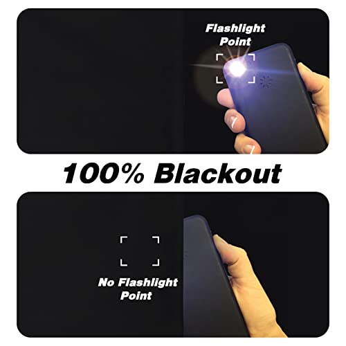 Valea Home ZZMMB-5218-BLACK Blackout Valance Curtains Waterproof Soft Rod Pocket Valance thumb #2