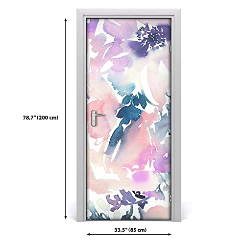 Mural autoadhesivo para puertas de 85x200 cm que cubre imperfecciones 3
