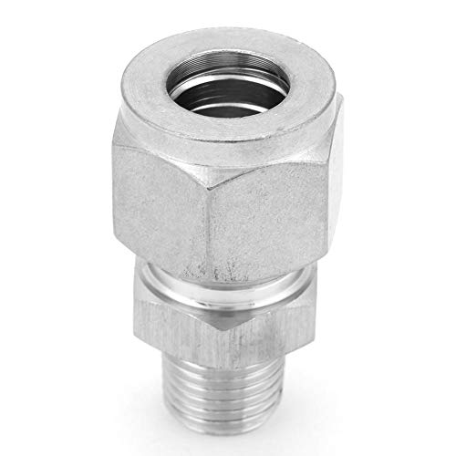 Conector de tubo NPT, encaixe de tubo de aço inoxidável 304, para ferragens de oficina Acessórios de