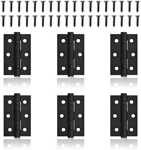 2 Stück Scharniere Edelstahl 4 Zoll - Für Schränke & Türen 3mm Dicke