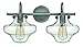 Hinkley-Two Light Antique Nickel Vanity-50021AN