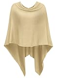 Vorne Kurz Hinter Lang, Batwing Design,kann als ein Poncho oder Schall zu ziehen