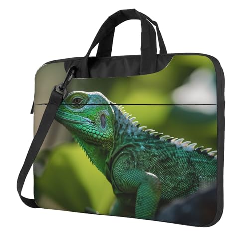 Sacoche pour ordinateur portable de 15,6" lézard vert contre les rayures