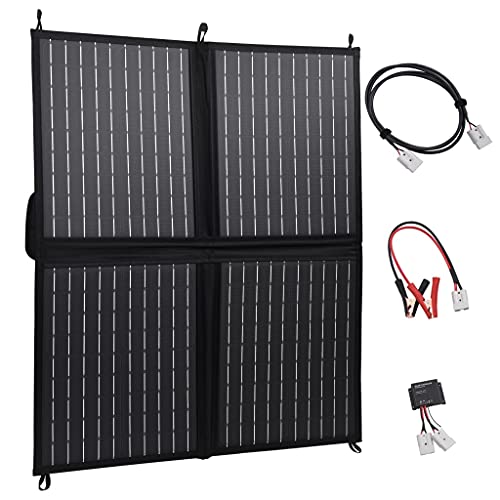 vidaXL Solarmodul Faltbar Monokristallin Solarpanel Solarzelle Solaranlage Solar Ladegerät Wohnwagen Wohnmobil Lastwagen…