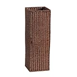 Paragüero de ratán para entrada, organizador independiente tejido a mano para el hogar, oficina, hotel y tienda