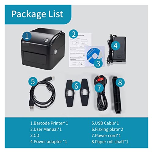 Image of Printer WiFi Port 4 * 6 Inch Shipping Label Printer Barcode Printer Express Post Tax Store Black White Thermal Printer