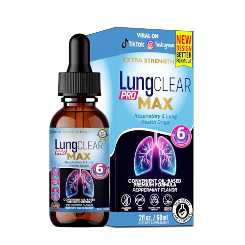 GREENVIFY Lung Clear Pro Max - Respiratory Drops, 60ml