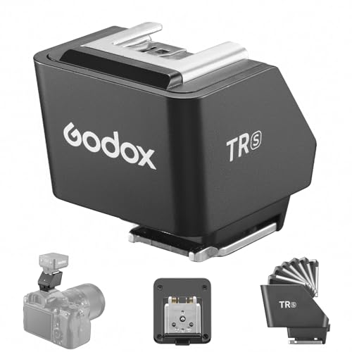 Godox TR-S TTL Hot Shoe Riser Slitta Calda Supporto per Fotocamere Sony, Compatibile con Mini Flash iT20 S, iT22 S e iT30Pro S Alza l'altezza del flash riducendo l'ombra dell'obiettivo
