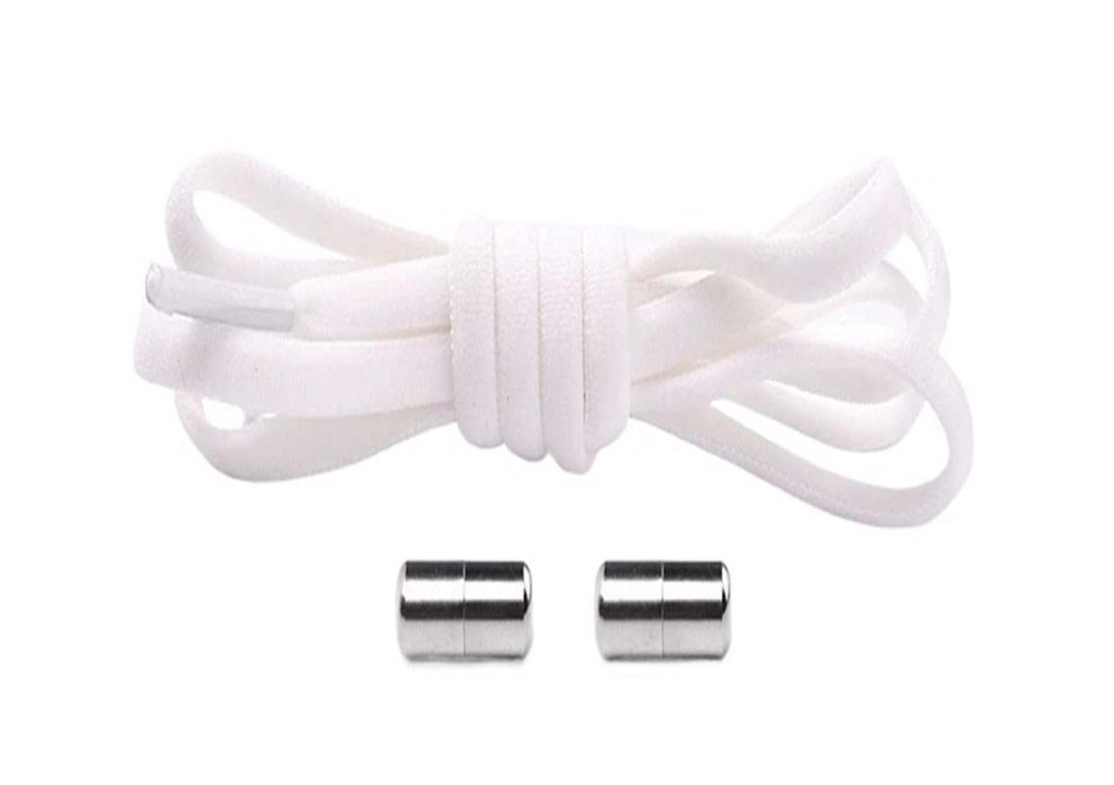 Schnürsenkel, Sportliche Spitze, Elastische Schnürsenkel ohne Binden, runde Schnürsenkel, Schnellschnürsenkel for Turnschuhe von Kindern und Erwachsenen