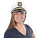 Rhode Island Novelty Adult Yacht Captain Hat Costume Accessory-One size (2 Pack)