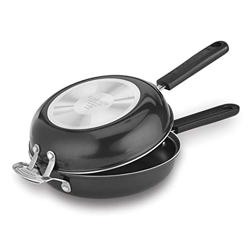 Comparison: Best Pan For Omelettes 5 Cuisinart FP2-24BK 10-inch Nonstick Set Frittata Non-Stick Sauce Pan, Black/Stainless Steel