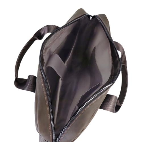Maletín vintage para laptop 14" a 15.6" para hombre miniatura 7