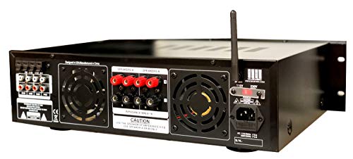 Professional 4000 Watts Hybrid Power Amplifier/Pre-Amplifier/Receiver Bluetooth AM/FM Tuner USB/SD Slot MP3 / iPod Input MU-H4000BT - Thumbnail 4