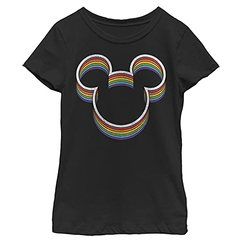 T-shirt Disney Ears Rainbow fille idéal pour une journée magique au parc