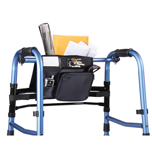 Carex Folding Explorer Walker For Seniors - Adult Walker With 5-Inch Wheels - Portable Medical Walker With Adjustable Height, 30-38 Inches #TOP2