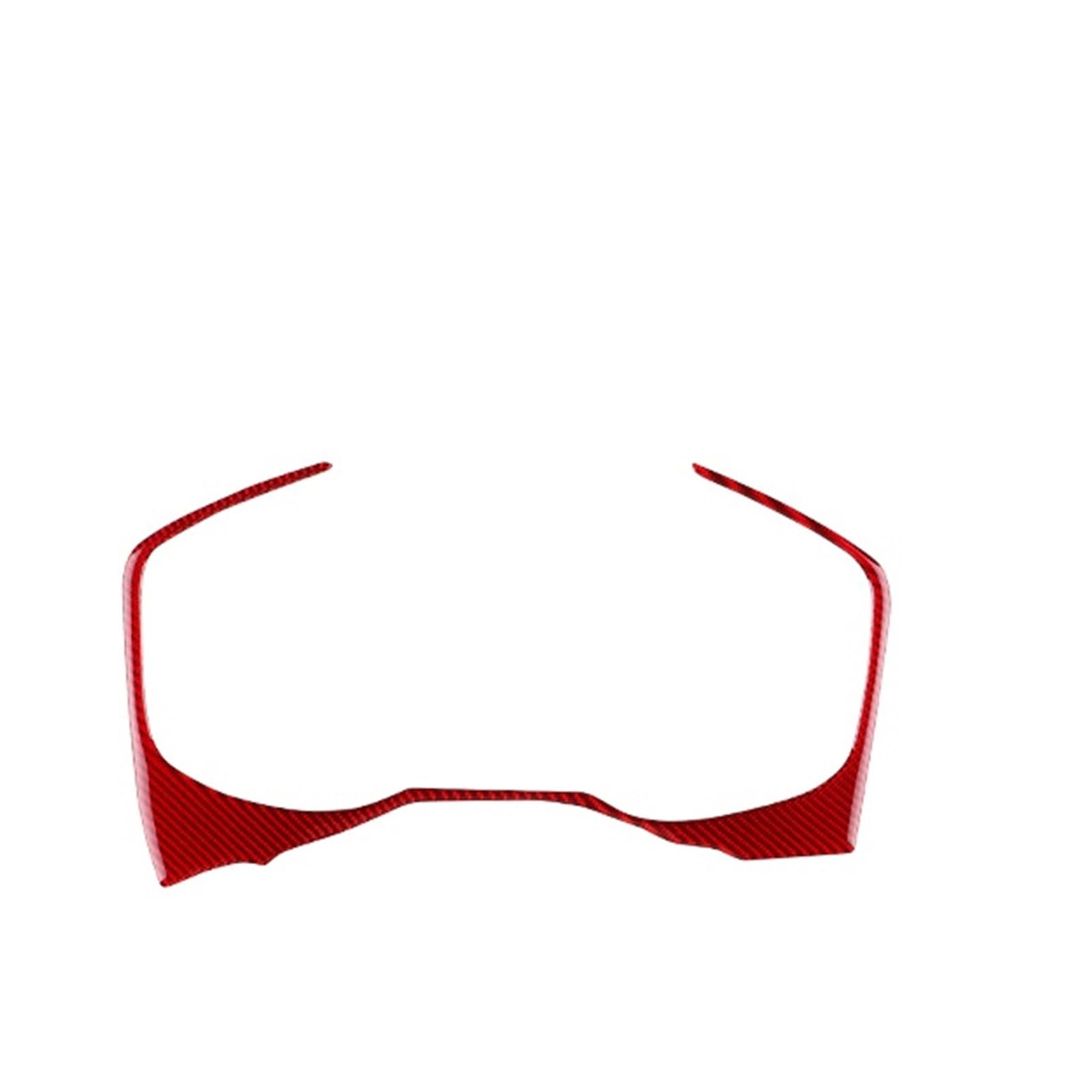 Car Trim Interior for Toyota for RAV4 for XA50 2019-2025 LHD RHD Car Speedometer Frame Trim Soft Carbon Fiber Sticker Interior Mouldings(A LHD Red Carbon)