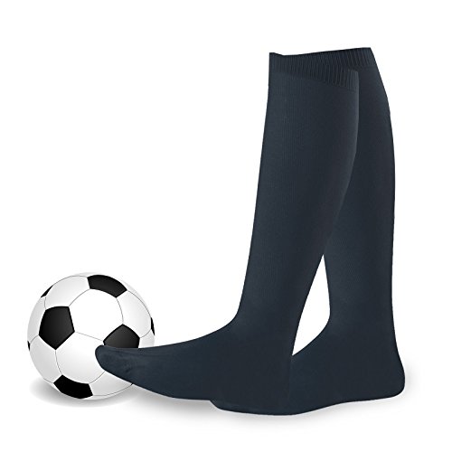 Cushioned Sports Socks For Men Large Softball Baseball Soccer Over The Calf Tube Socks 3-Pairs (Large (10-13), Black) #TOP1