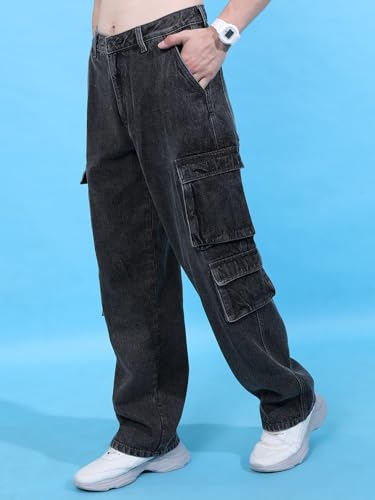 Image of Highlander Men's Relaxed Fit Jeans | Mid Rise | Cotton | Jeans for Men
