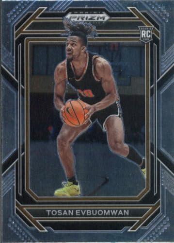 2023-24 Panini Prizm Draft Picks #11 Tosan Evbuomwan Princeton Tigers Basketball Trading Card