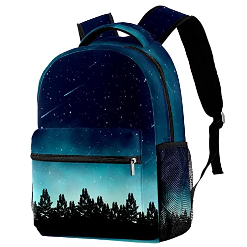 Sac à dos de cours galaxie avec bretelles ajustables pour adolescente