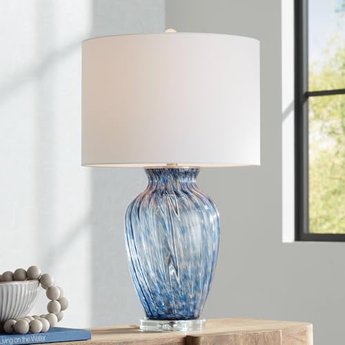 360 Lighting Electra 27 3/4" Tall Modern Glass 3-Way Table