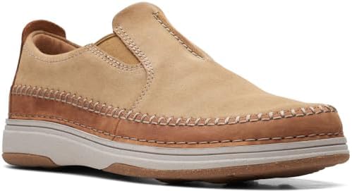Clarks Men's Nature 5 Walk Moccasin, Dark Sand Combi, 10 | Image 2