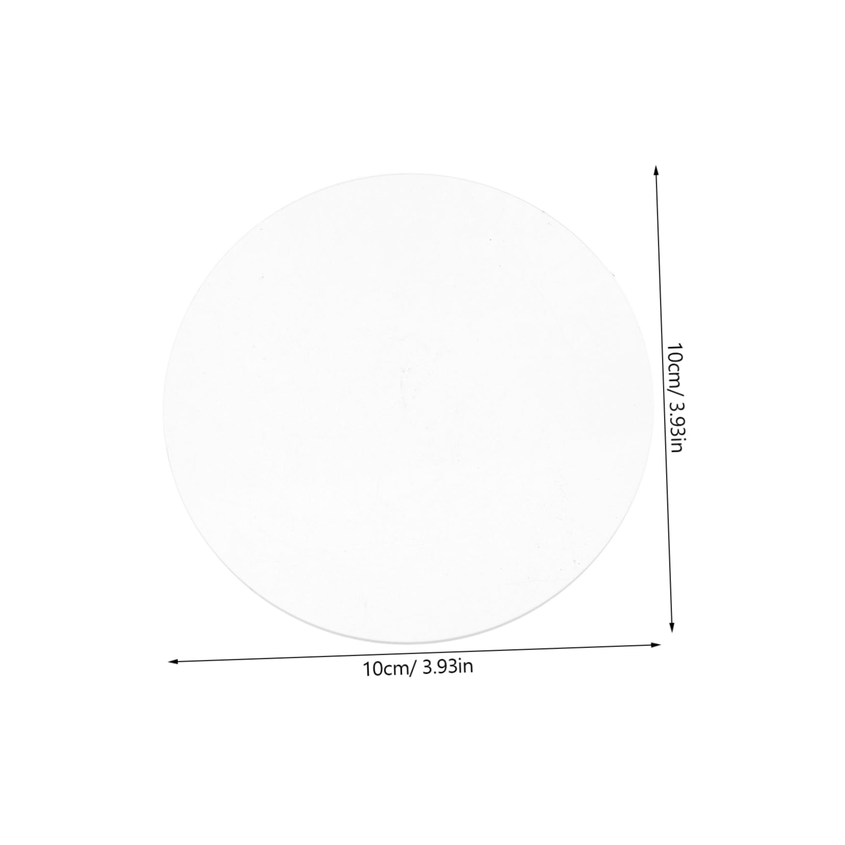 VILLCASE Round Acrylic Sheets 5 Pack Ideal for DIY Projects Art Painting Craft Circle Blanks