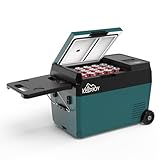 KEEPJOY ポータブル冷蔵庫 29L 車載冷蔵庫 交換バッテリー式 マキタ互換対応 冷蔵冷凍切替 -20℃～20℃ 39dB静音 コンプレッサー式 屋外長時間対応 AC100V DC12V/24V 持ち運びラクラク 家庭用 アウトドア 車中泊 キャンプ 防災用 F29-B0-A0（バッテリーなし・工具バッテリーアダプターなし）