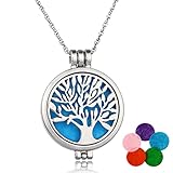 【Especificaciones】: Los colgantes y cadenas son de alta calidad y duraderos. Hebilla magnética, más segura. Especificaciones: Tamaño del colgante del árbol de la vida: 3,5*3,5*0,4 cm. (El tamaño se mide a mano, el tamaño real es en especie)