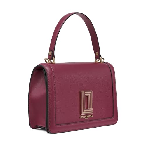 Image of KARL LAGERFELD Women's Simone Solid Satchel Crossbody