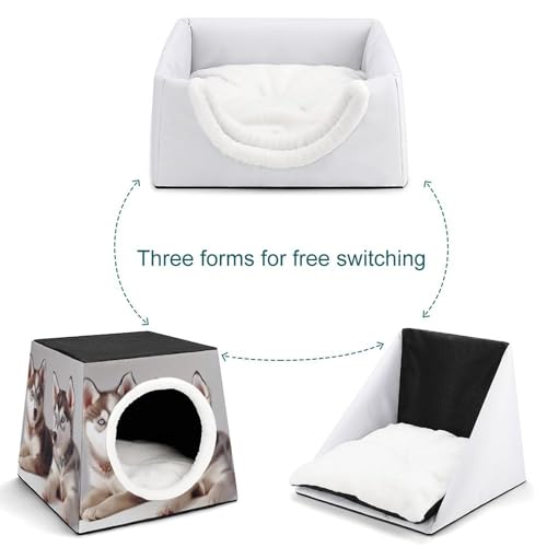 Capsule d'espace chaude et douce, maison isolante pour chat - 6