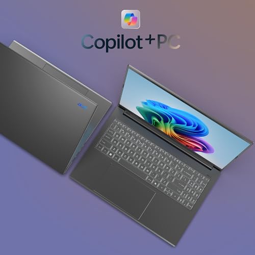 Image of acer Aspire 16 AI Copilot+ PC | 16 inch WUXGA 120Hz 100% sRGB Display | Snapdragon X | NPU: 45 Tops - GPU: Up to 1.7 TFLOPs | 16GB LPDDR5X | 512GB PCIe Gen 4 SSD | Wi-Fi 7 | A16-11M-X0LW