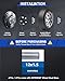 ECCPP 4 PCS change bolt pattern from 5x110 to 5x4.5 Wheel Adapters Conversion Lug Centric 1