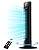 TaoTronics Tower Fan, 65°Oscillating Cooling Fan Powerful Floor Fan with Remote, LED Display, 9 Modes, Easy Clean, Up to 12H Timer, Bladeless Standing Fan Portable for the Whole Room Home Office