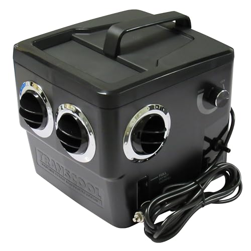 Transcool Evaporative Air Cooling Fan Black 12V/24V/240V (4 Vent...