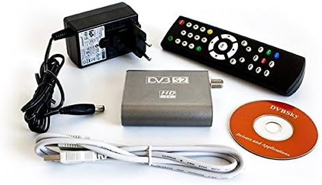 Dvbsky S960 V2 USB Box with 1x DVB-S2 Tuner, CD with windows software & drivers