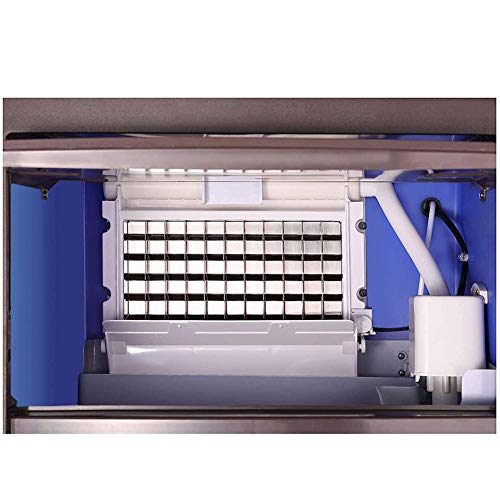 Fabricadora de hielo acero inoxidable 80kg/24h 18kg miniatura 7
