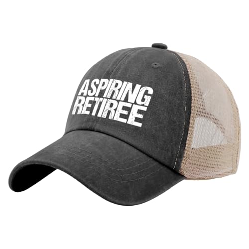 Aspiring Retiree Hat Funny Trucker Hats for Men miniatura 2