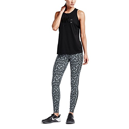 Nike Legendary Checker Mallas para mujer 683678 - 683678 012, S, Gris/Negro