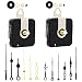 TIKROUND Original Youngtown 12888 Movement for Clock Repair Replacement 14.5mm Shaft length 7mm Thread length (A# HANDS)